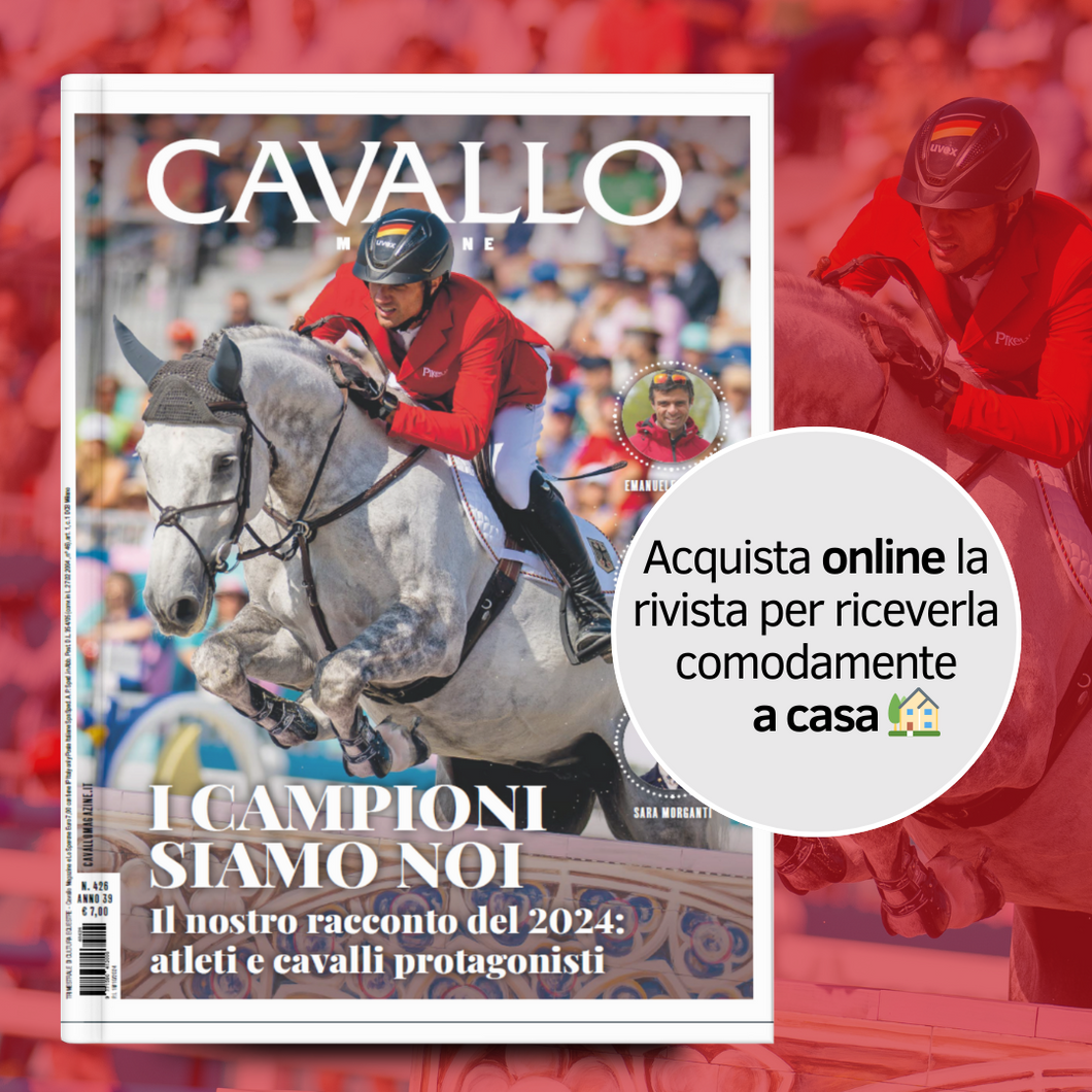 COPIA SINGOLA CARTACEA CAVALLO MAGAZINE GRANDI CAMPIONI 2024